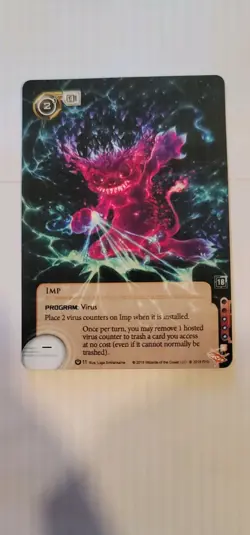 Android Netrunner Imp Alt Art Program Promo Card - Image 1