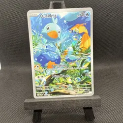 Pokemon TCG Ducklett Illustration Rare Card 109/086 Sv: White Flare Holo NM - Image 2