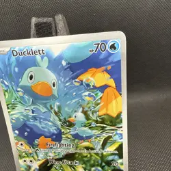 Pokemon TCG Ducklett Illustration Rare Card 109/086 Sv: White Flare Holo NM - Image 5