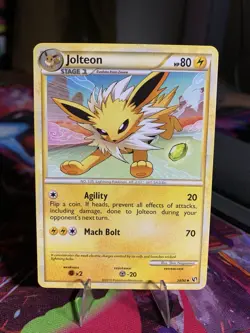 Pokemon TCG Jolteon 28/90 Undaunted Card LP Condition - Image 1