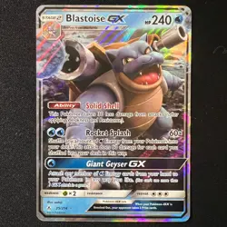 Blastoise GX 35/214 – Sun Moon Unbroken Bonds Holo Rare Pokemon Cards TCG LP - Image 1