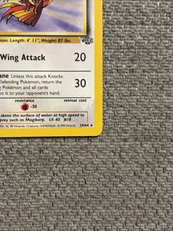 Pokemon TCG Pidgeot Jungle Card 24/64 Unlimited Non-Holo Rare LP Condition - Image 2