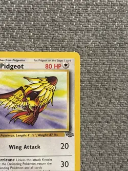 Pokemon TCG Pidgeot Jungle Card 24/64 Unlimited Non-Holo Rare LP Condition - Image 3