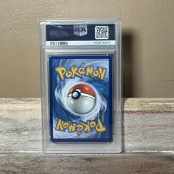 Pokemon TCG Sun & Moon Hidden Fates Scyther SV1 PSA 8 Shiny Holo Rare Card - Image 2