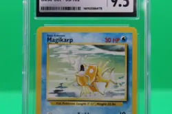 CGC 9.5 Base Set Unlimited 4th Print Magikarp 35/102 Pokemon Cards 1999-2000🔥 - Image 3