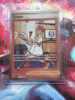 Pokemon TCG Crispin Trainer Prismatic Evolutions Card 171/131 Full Art - Image 1