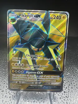 Vikavolt GX - 134/145 - Pokemon Guardians Rising Sun & Moon Ultra Rare Card NM - Image 1