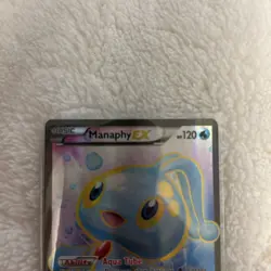 Pokemon TCG Manaphy EX Full Art Ultra Rare Card 116/122 XY Breakpoint NM - Image 3