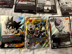 Dragon Ball Fusion World Manga cards LOT Goku,Frieza, Ginyu,Gotenks HOLO - Image 2