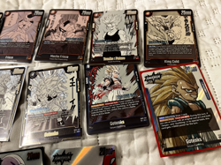 Dragon Ball Fusion World Manga cards LOT Goku,Frieza, Ginyu,Gotenks HOLO - Image 3