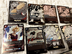 Dragon Ball Fusion World Manga cards LOT Goku,Frieza, Ginyu,Gotenks HOLO - Image 4