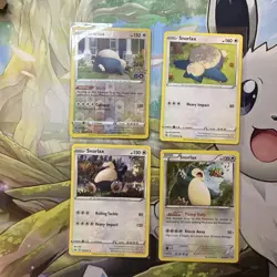 Snorlax Pokemon TCG Collection From 4 Different Art/Set English Cards NM - Image 1