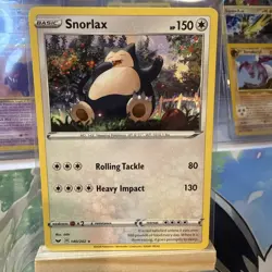 Snorlax Pokemon TCG Collection From 4 Different Art/Set English Cards NM - Image 4