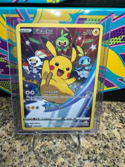 RAW Pikachu SWSH020 SWSH: Sword & Shield Promo Cards Holo - Image 1