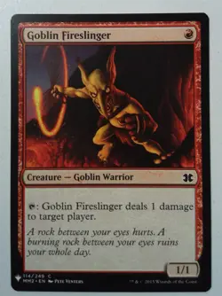 Goblin Fireslinger *Common* Magic MtG x1 Mystery Booster - Image 1