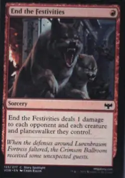 End the Festivities - Innistrad: Crimson Vow: #155, Magic: The Gathering Nm C260 - Image 1