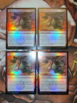 FOIL Iroh's Demonstration Avatar: TLA X4 (Playset) MTG Magic the Gathering - Image 1