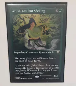 Azusa, Lost but Seeking (Foil Etched) Commander Masters Foil - Image 1