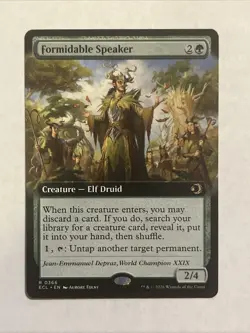 Formidable Speaker (Extended Art) Lorwyn Eclipsed Regular - Image 1