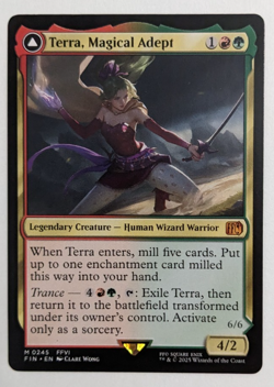 Terra, Magical Adept | Esper (245) Final Fantasy FIN, Magic MtG, Regular - NM! - Image 1