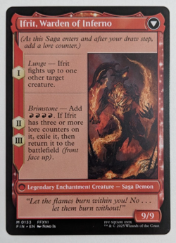 Clive, Ifrit's Dominant (0133) Final Fantasy FIN, Magic MtG, Regular - NM! - Image 2