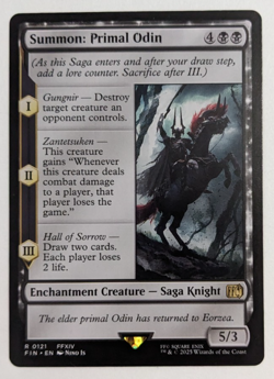 Summon: Primal Odin (121) Final Fantasy FIN, Magic MtG, Regular - NM! - Image 1