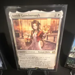 Mtg Aerith Gainsborough Water Crystal Balamb Garden Legendary x3 English - Image 3