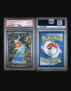 2023 POKEMON PORTUGUESE PAL PT-PALDEA EVOLVED ILLUSTRATION RARE MAGIKARP PSA 10 - Image 3
