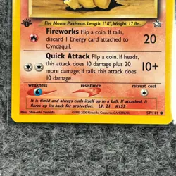 Vintage Pokemon Neo Genesis Cyndaquil 57/111 1st Edition Common LP Light Play - Image 4
