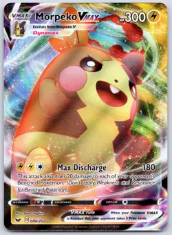 Morpeko VMAX 080/202 (NM) - SWSH01: Sword & Shield Base Set - Pokemon TCG - Image 1
