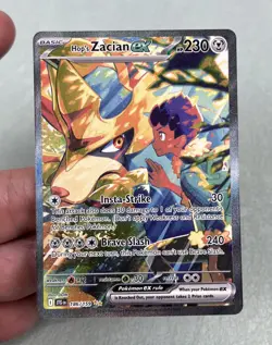 Pokemon Hop’s Zacian ex SIR 186/159 Journey Together Special Illustration Rare - Image 1