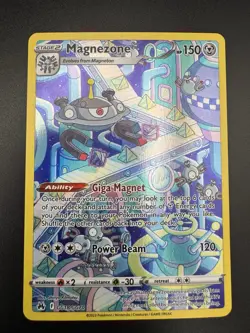 Magnezone GG18/GG70 Pokemon Crown Zenith Galarian Gallery Ultra Rare Full Art - Image 3