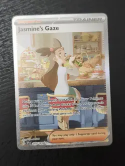 Pokemon TCG Jasmine's Gaze Full Art Holo Trainer Surging Sparks #245/191 - Image 1