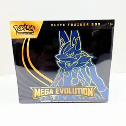 Pokemon Mega Evolution TCG Lucario Elite Trainer Box ETB New Factory Sealed - Image 1
