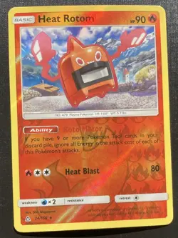 Heat Rotom 24/156 Pokemon Ultra Prism Reverse Holo Rare TCG LP - Image 1