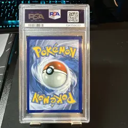2021 POKEMON SM BLACK STAR PROMO #SM247 FULL ART/RESHIRAM & CHARIZARD GX PSA 8 - Image 2