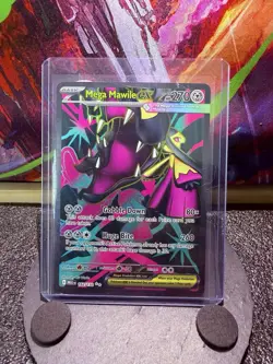 Pokemon Mega Mawile ex 162/132 Me01: Mega Evolution Full Art Ultra Rare - Image 1