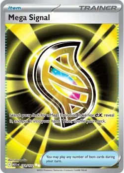 Mega Signal - 171/132 Ultra Rare ME01: Mega Evolution NM Holofoil Pokemon - Image 1