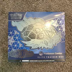 Pokemon Stellar Crown Pokemon Center Exclusive Elite Trainer Box ETB Sealed - Image 1