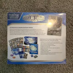Pokemon Stellar Crown Pokemon Center Exclusive Elite Trainer Box ETB Sealed - Image 3