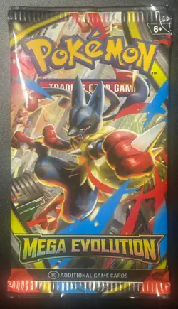 Pokemon | 1 Sealed Mega Evolutions Booster Pack | Lucario - Image 1