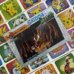 Pokemon Charizard Vintage Pocket Monsters Vending HOLO Prism Sticker 99 Nintendo - Image 1