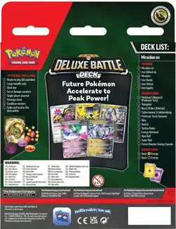 1x Pokemon TCG Deluxe Battle Deck - 1x Miraidon ex (Sealed) - Image 2