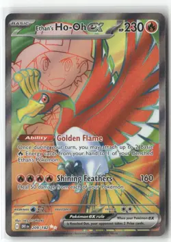 Ethan's Ho-Oh ex - 209/182 Destined Rivals Pokemon TCG - Image 1