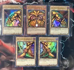 Exodia The Forbidden One Complete Set LOB-EN124 25th Anniversary Yugioh NM - Image 1