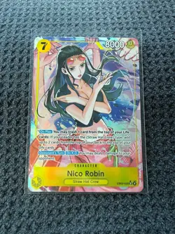 One Piece Nico Robin SR Alt Art AA EB03-055 Heroines edition English - Image 1