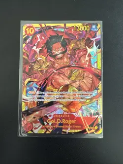 Gol D. Roger OP09-118 (SEC) One Piece TCG Emperors in the New World English NM - Image 1