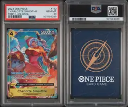 Charlotte Smoothie OP03-110 PSA 10 FULL ART FOIL One Piece CCG PRB01 Bandai #110 - Image 1