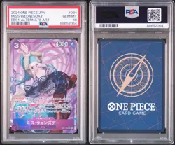 2024 One Piece Japanese MISS WEDNESDAY Alternate Art SR #EB01-034 PSA 10 - Image 3