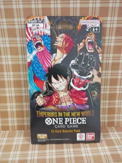 Bandai One Piece Card Game Emperors New World Booster Pack English 12 Cards - Image 1